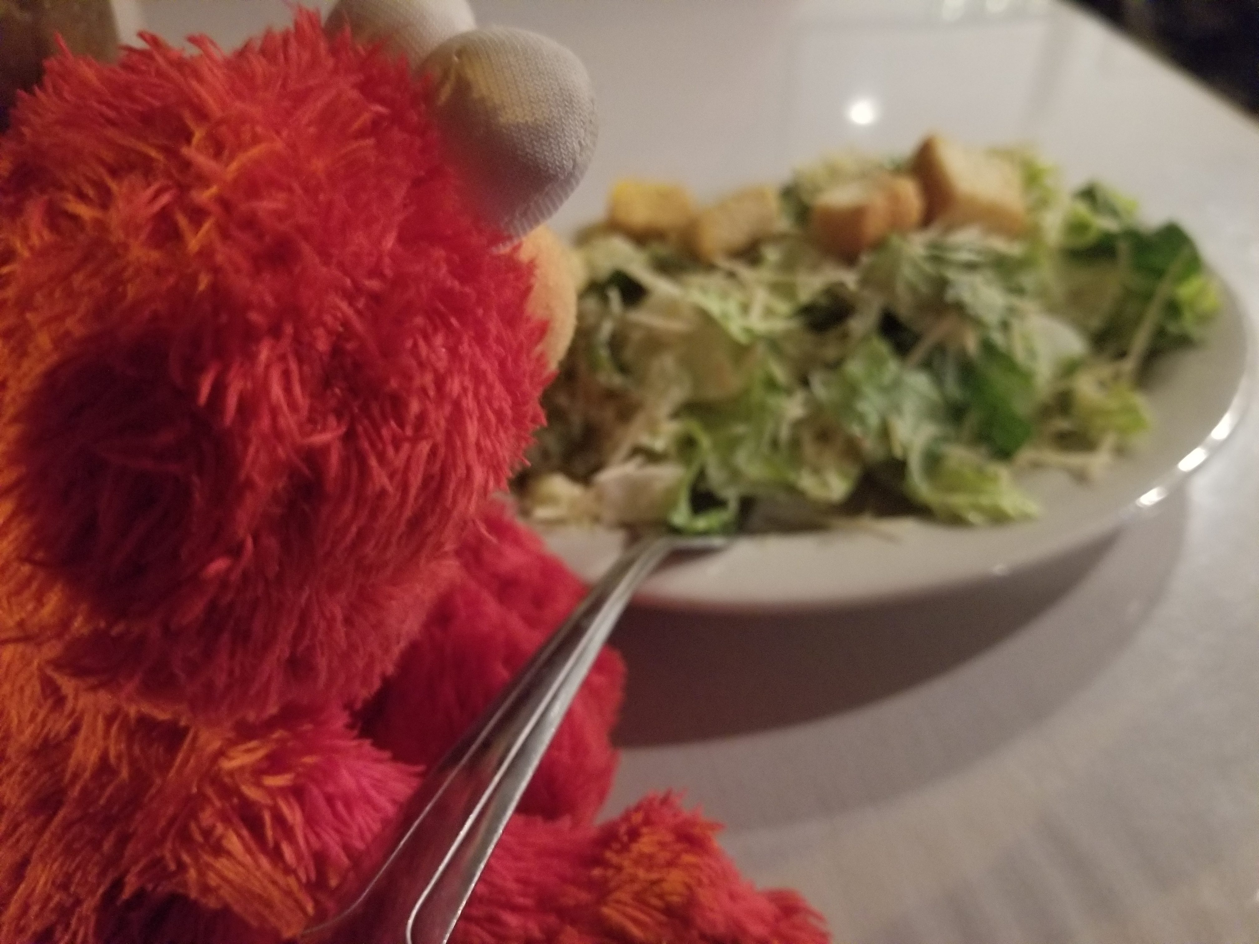 Elmo Tries the Salad