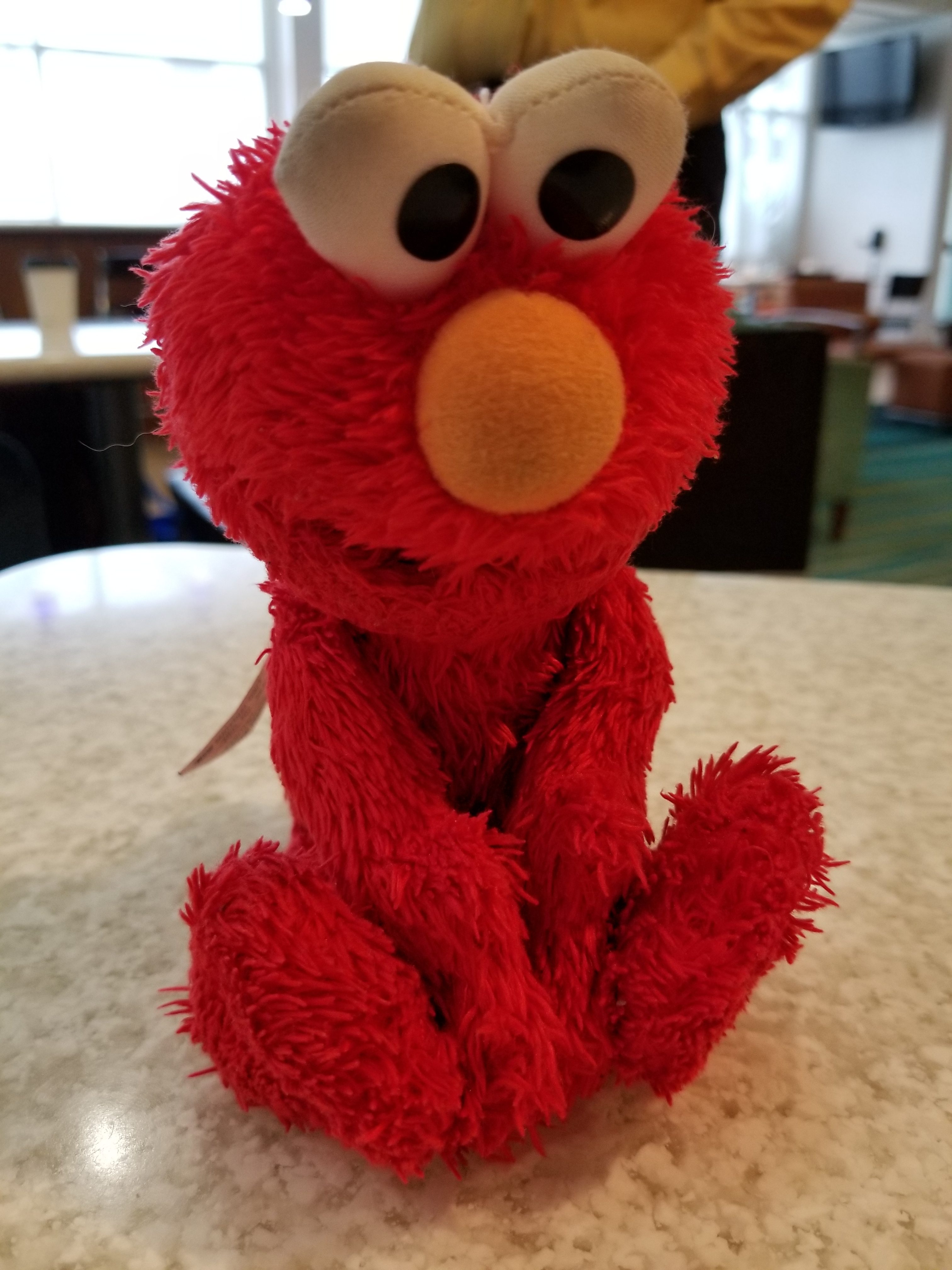 Elmo checks out of the Hotel