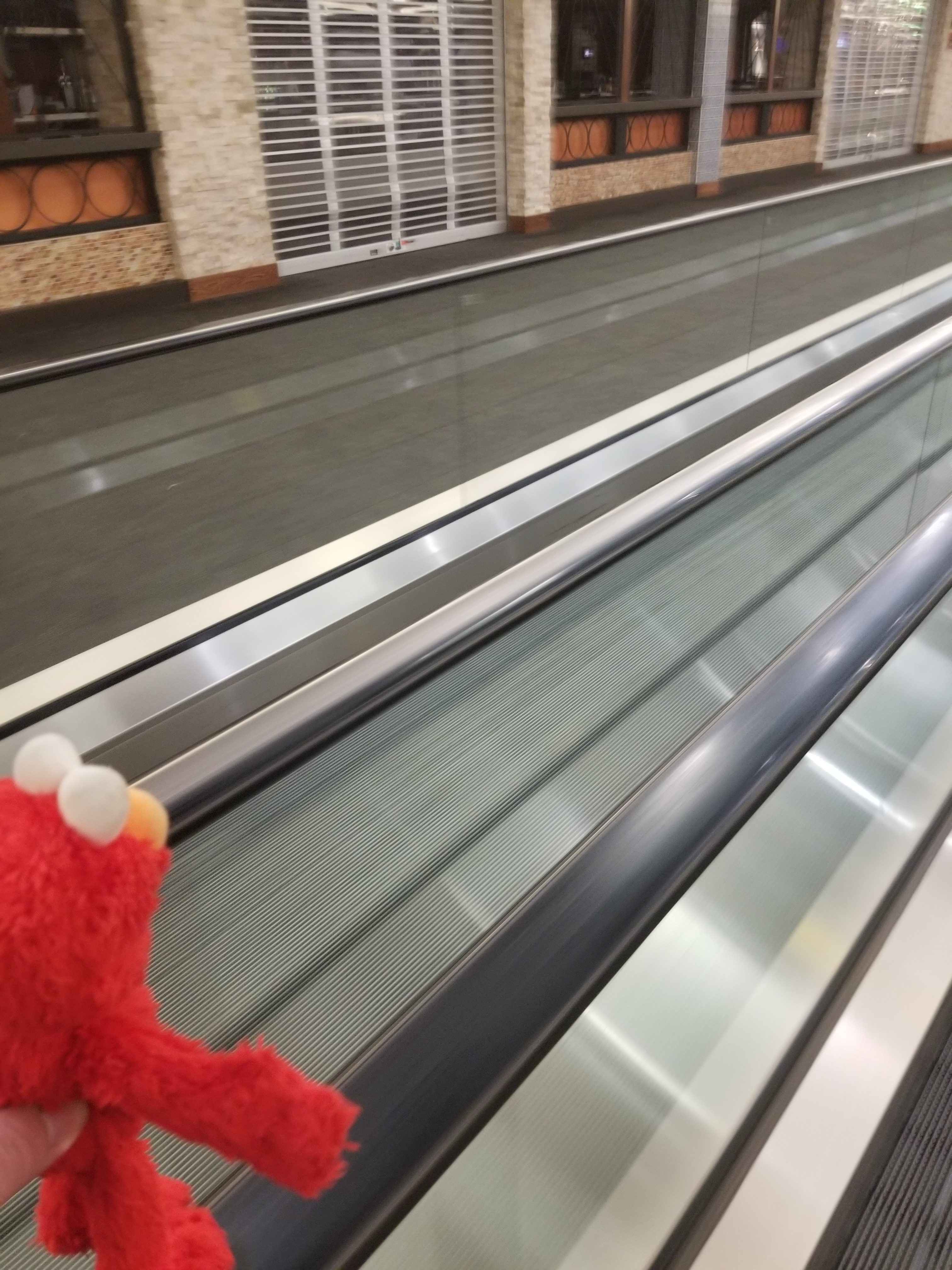 Elmo tries the People Mover
